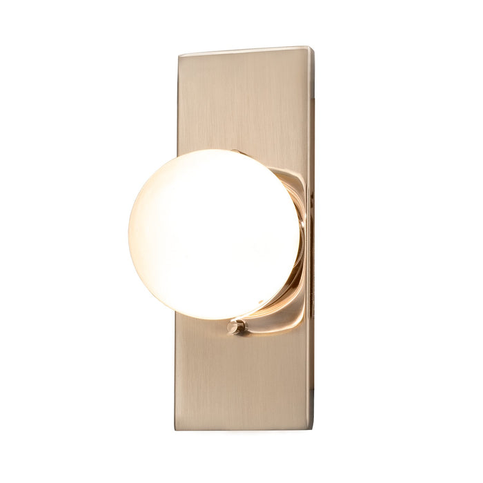 Justice Designs FSN-4041-CLOP-BRSS LED Wall Sconce, Brushed Brass