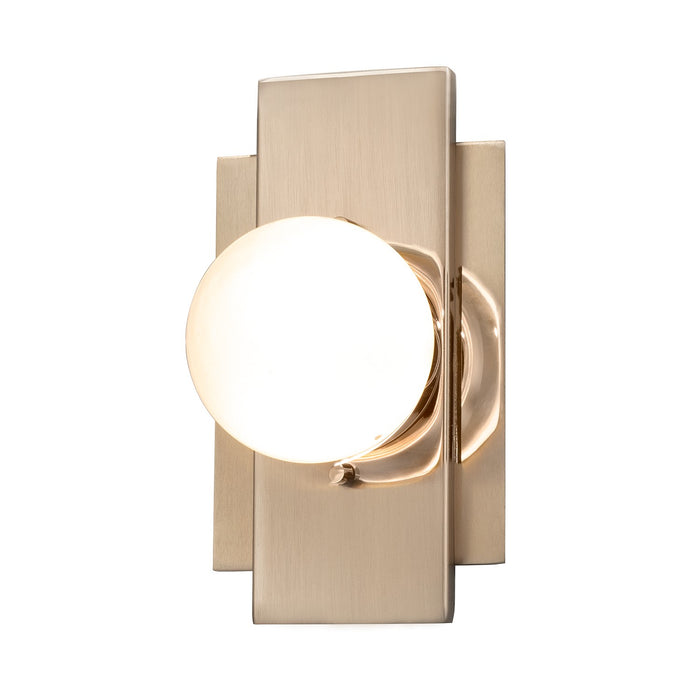 Justice Designs FSN-4041-CLOP-BRSS LED Wall Sconce, Brushed Brass