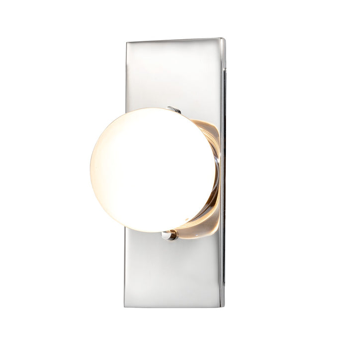 Justice Designs FSN-4041-CLOP-CROM LED Wall Sconce, Polished Chrome