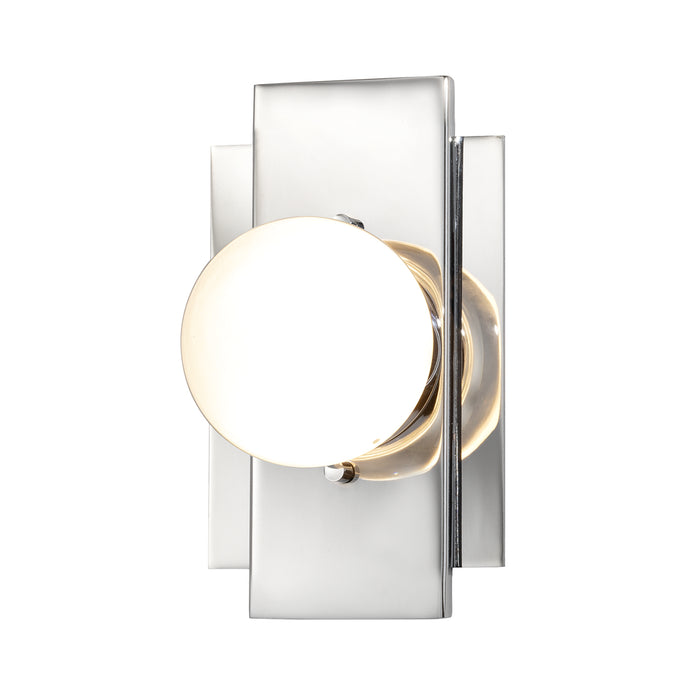 Justice Designs FSN-4041-CLOP-CROM LED Wall Sconce, Polished Chrome