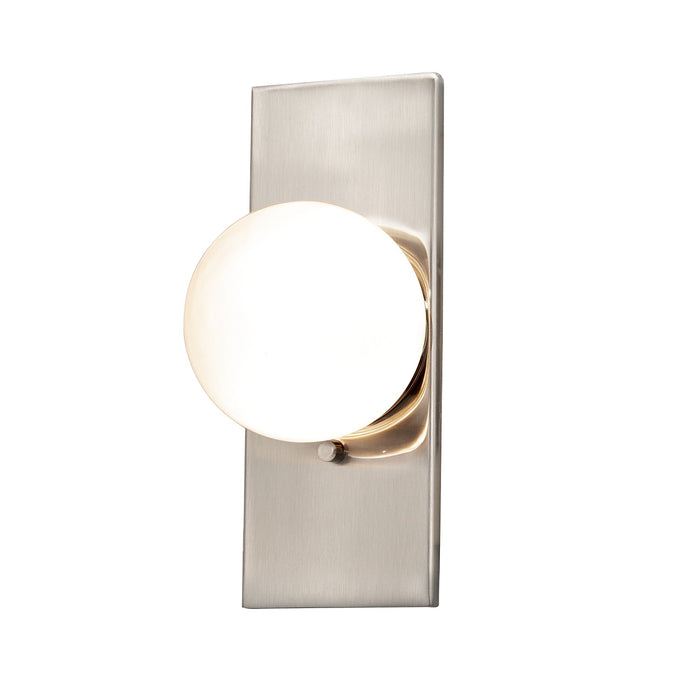 Justice Designs FSN-4041-CLOP-NCKL LED Wall Sconce, Brushed Nickel