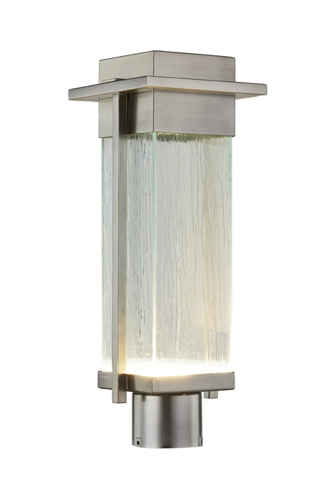 Justice Designs FSN-7542W-RAIN-NCKL LED Post Mount, Brushed Nickel