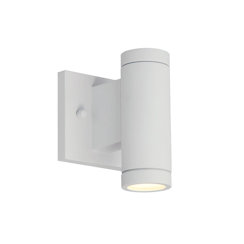 Justice Designs NSH-4110W-WHTE LED Outdoor Wall Sconce, Matte White
