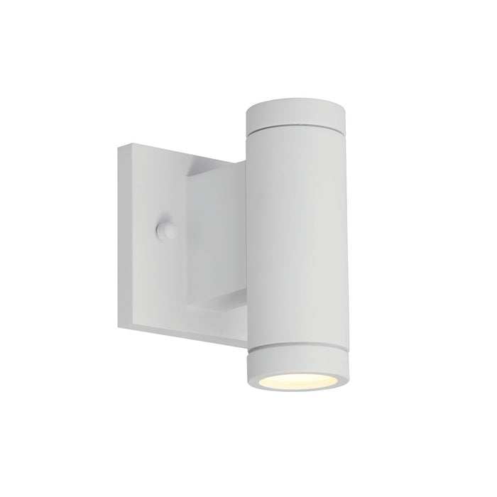 Justice Designs NSH-4110W-WHTE LED Outdoor Wall Sconce, Matte White