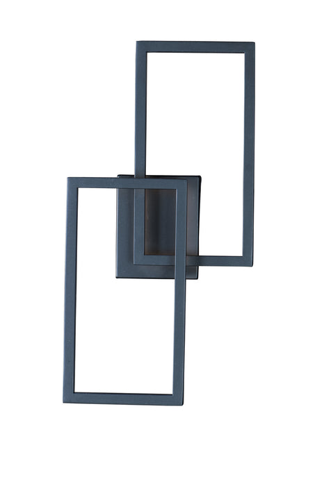 ET2 E21511-BK LED Outdoor Wall Sconce, Black