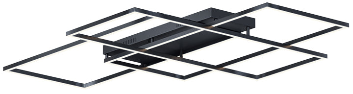 ET2 E21519-BK LED Flush / Wall Mount, Black