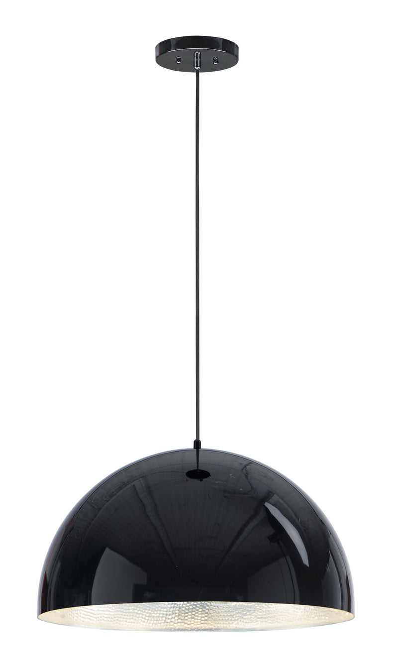 ET2 E24904-GBAL LED Pendant, Gloss Black / Aluminum