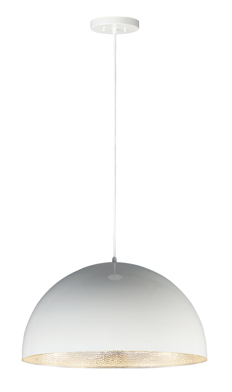 ET2 E24904-GWAL LED Pendant, Gloss White / Aluminum