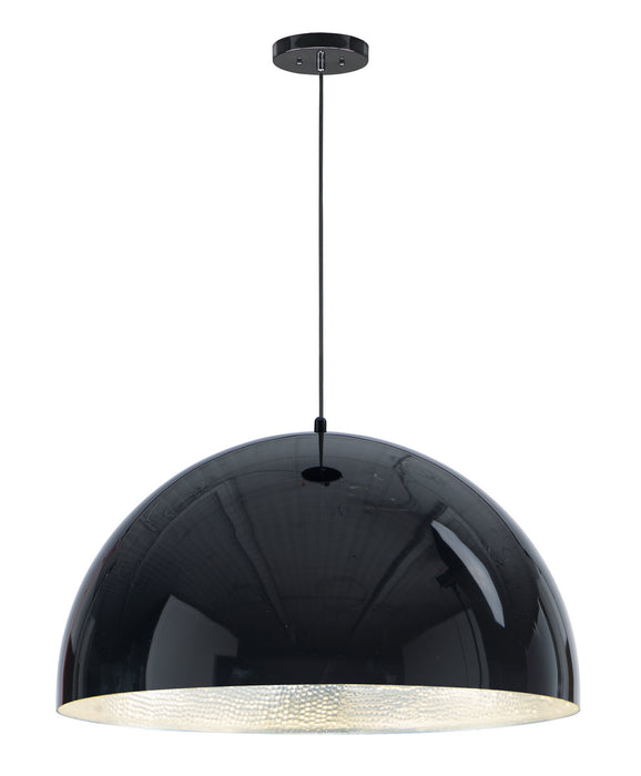 ET2 E24906-GBAL LED Pendant, Gloss Black / Aluminum