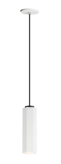 ET2 E25037-WTBK LED Pendant, White / Black