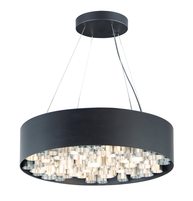 ET2 E32785-BKAL LED Pendant, Black / Brushed Aluminum