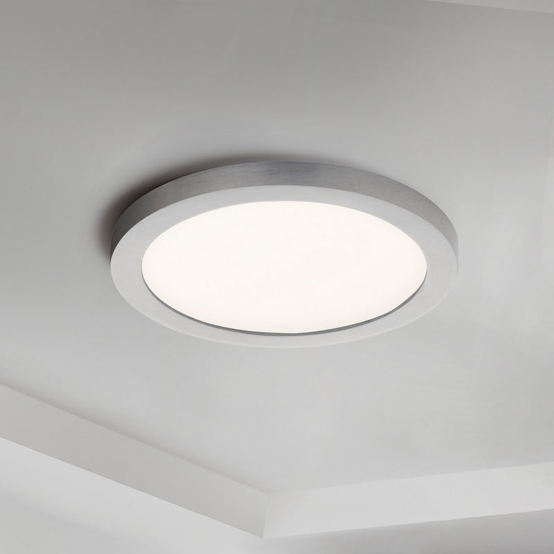 Maxim 57692WTSN LED Flush Mount, Satin Nickel