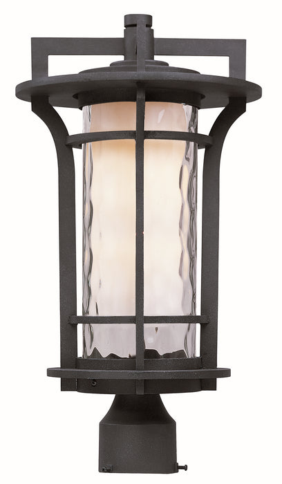 Maxim 65780WGBO LED Outdoor Pole/Post Lantern, Black Oxide