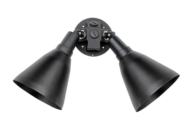 Maxim 92006BK Two Light Outdoor Wall Lantern, Black