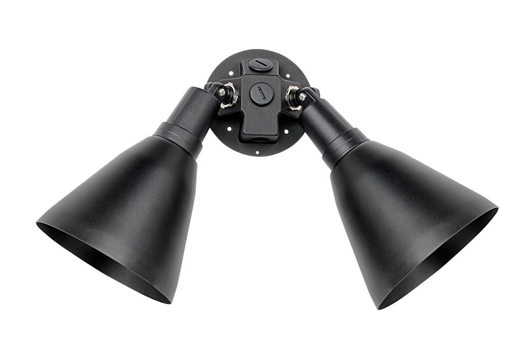 Maxim 92006BK Two Light Outdoor Wall Lantern, Black