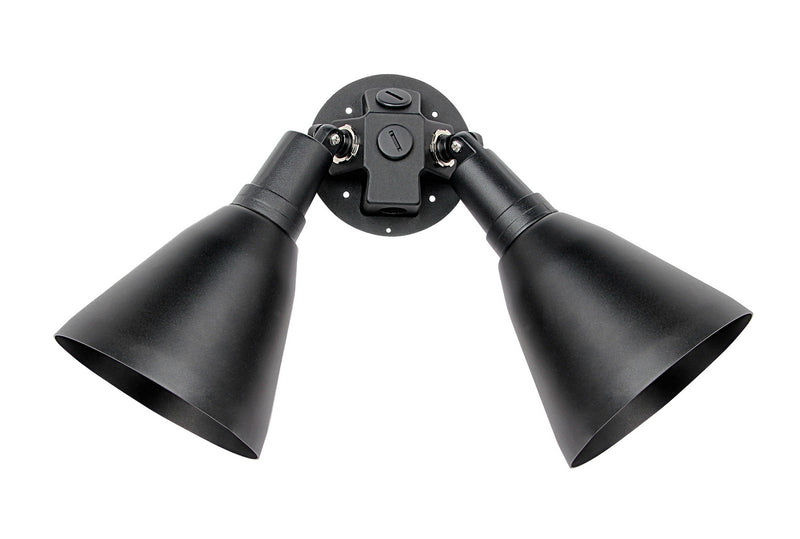 Maxim 92006BK Two Light Outdoor Wall Lantern, Black