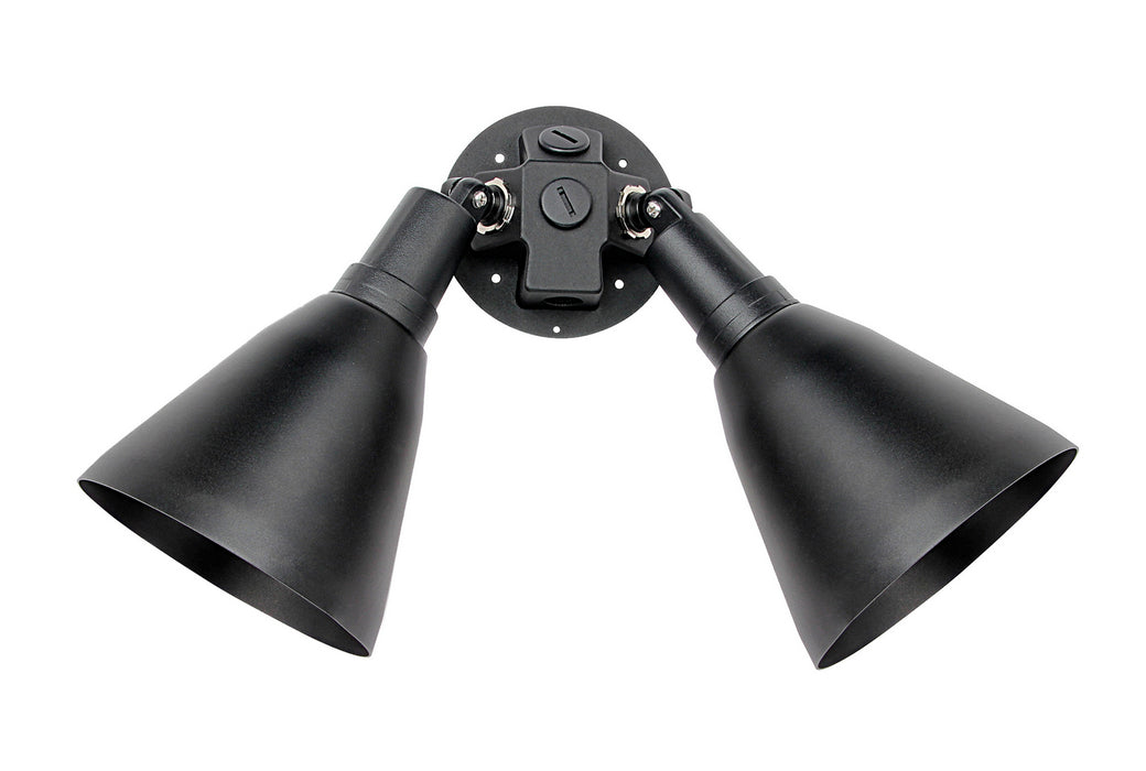 Maxim 92006BK Two Light Outdoor Wall Lantern, Black