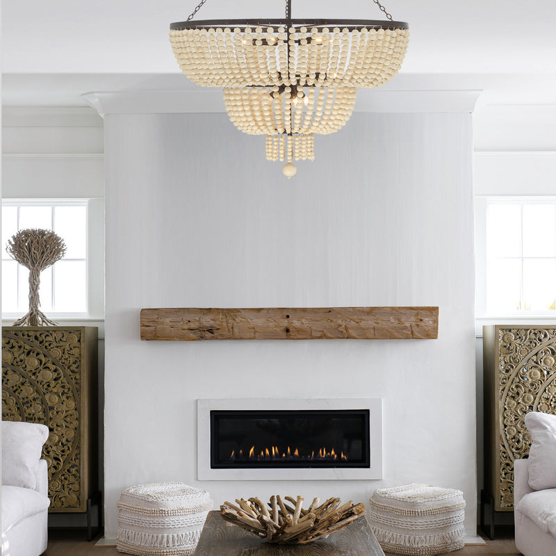 Crystorama 612-FB 12 Light Chandelier, Forged Bronze