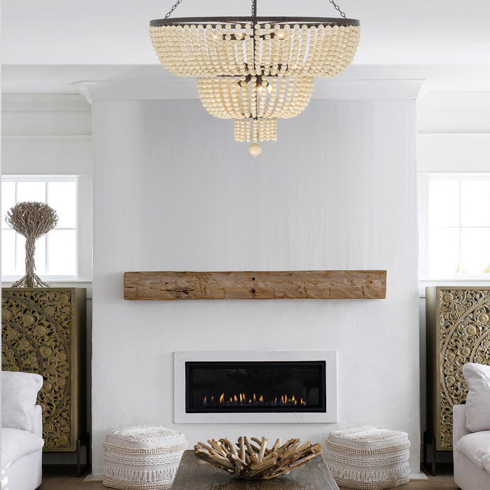 Crystorama 612-FB 12 Light Chandelier, Forged Bronze