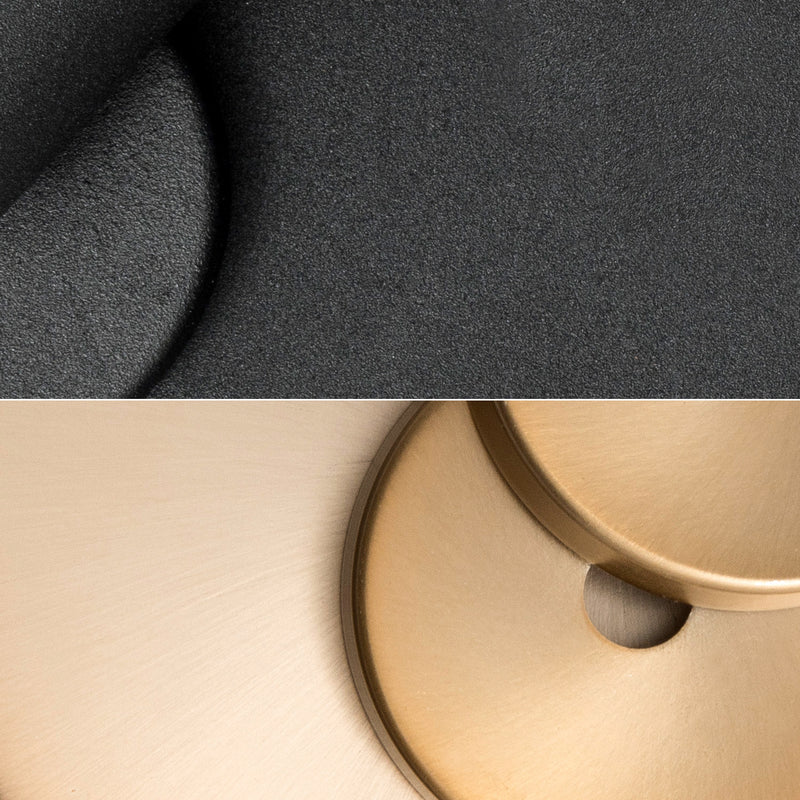 Crystorama BRE-A3631-VG-BF One Light Wall Sconce, Vibrant Gold + Black Forged