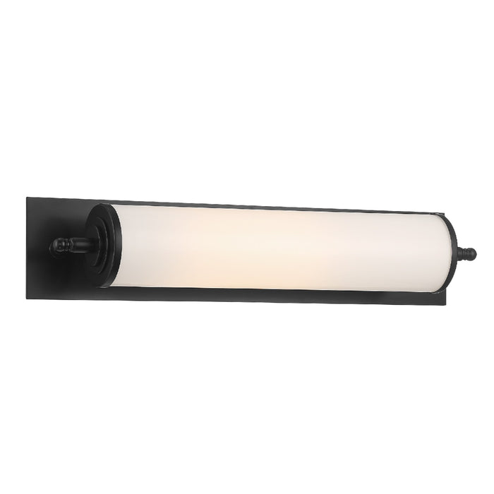 Crystorama FOS-A8051-MK LED Bathroom Vanity, Matte Black