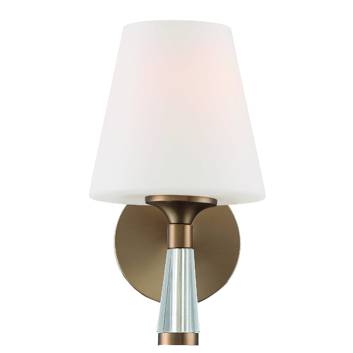 Crystorama RAM-A3401-VG One Light Wall Sconce, Vibrant Gold