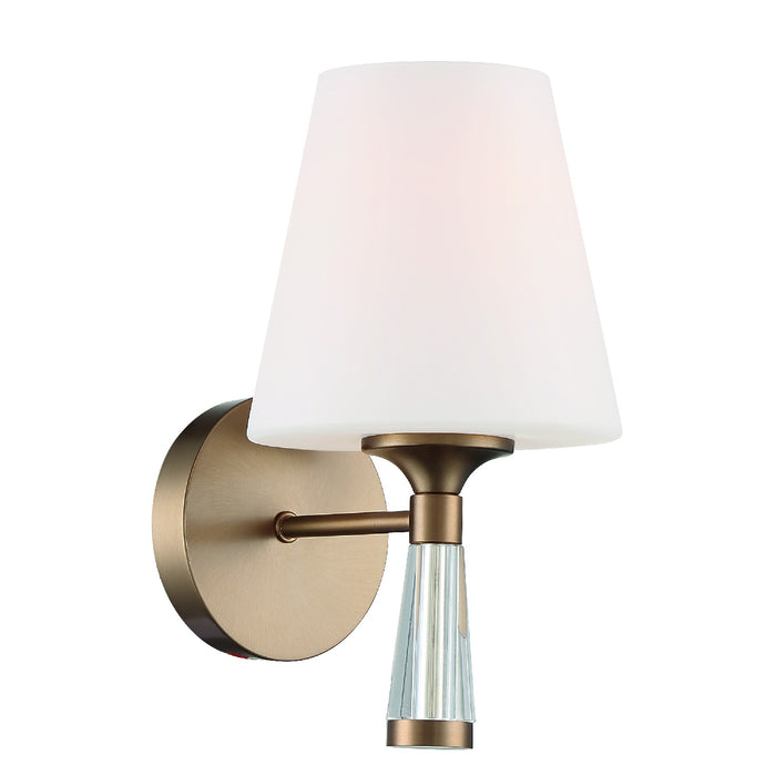 Crystorama RAM-A3401-VG One Light Wall Sconce, Vibrant Gold