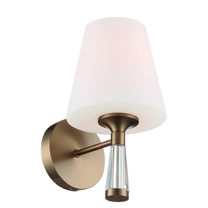 Crystorama RAM-A3401-VG One Light Wall Sconce, Vibrant Gold