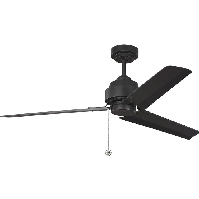 Visual Comfort Fan 3AR54MBK 54" Ceiling Fan, Midnight Black