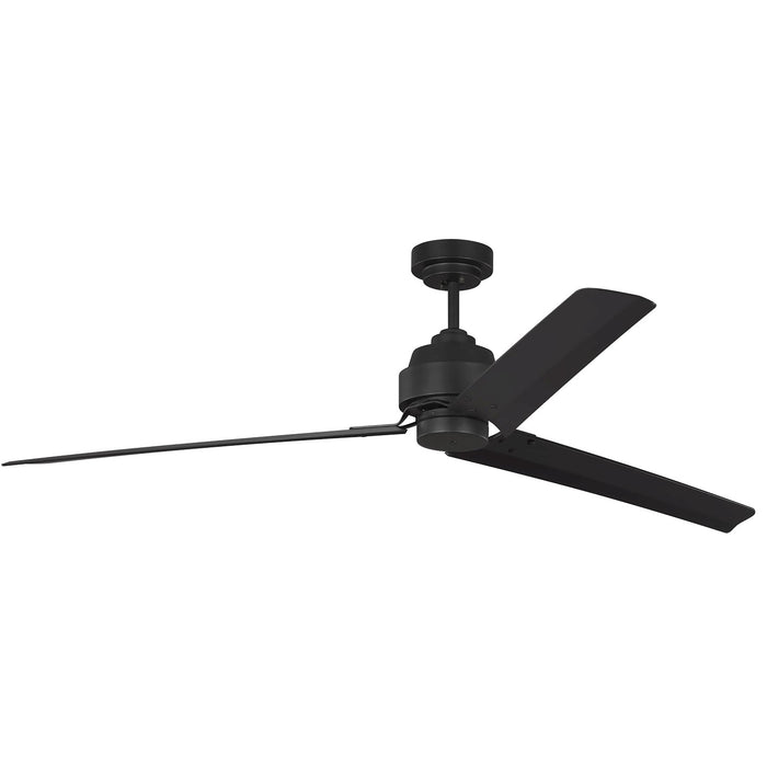 Visual Comfort Fan 3ARR68MBK 68" Ceiling Fan, Midnight Black
