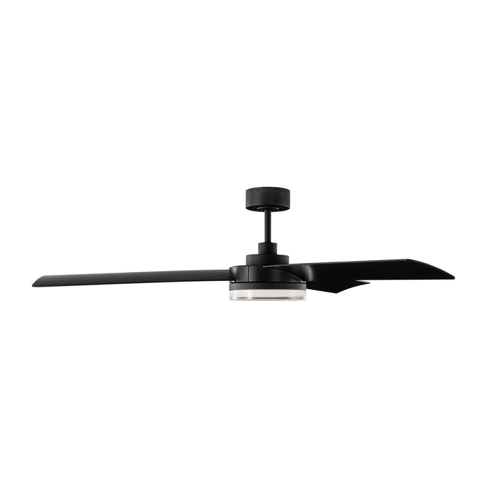 Visual Comfort Fan 3CQR56MBKD 56" Ceiling Fan, Midnight Black