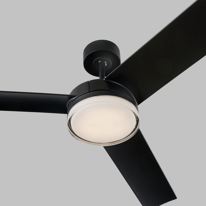 Visual Comfort Fan 3CQR56MBKD 56" Ceiling Fan, Midnight Black
