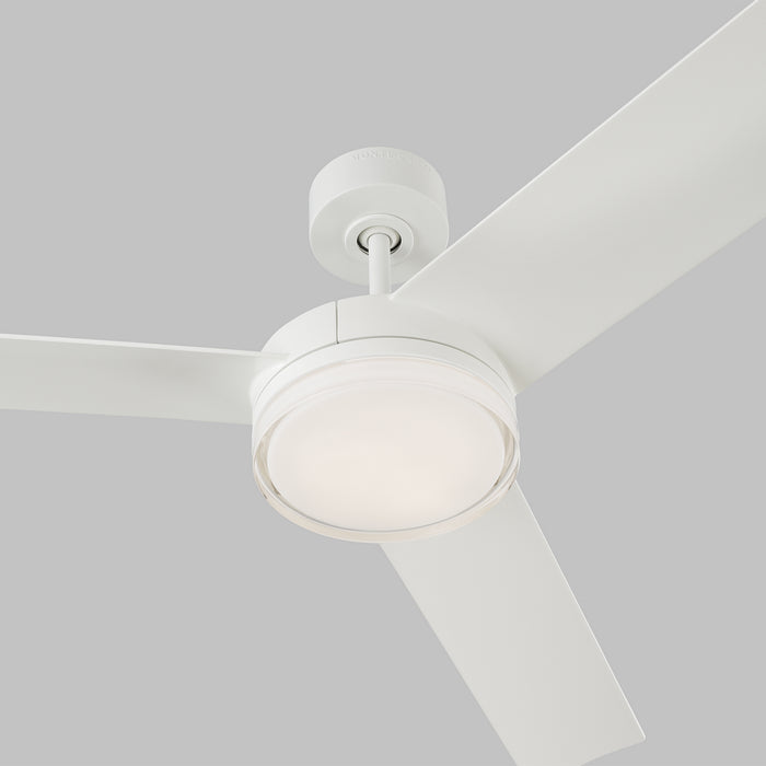 Visual Comfort Fan 3CQR56RZWD 56" Ceiling Fan, Matte White