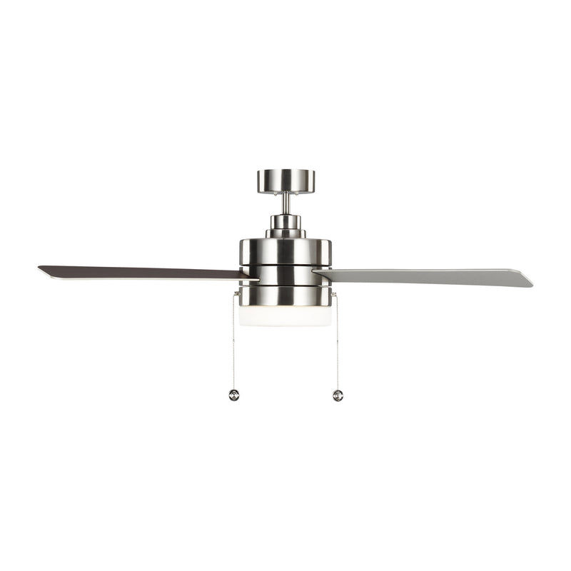 Generation Lighting 3SY52BSD 52" Ceiling Fan, Brushed Steel