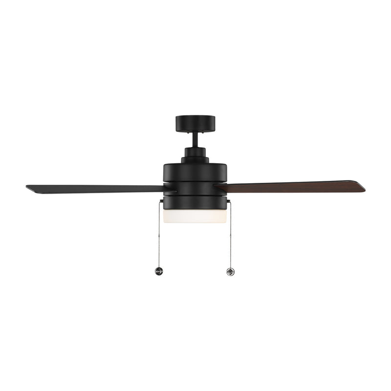 Generation Lighting 3SY52MBKD 52" Ceiling Fan, Midnight Black