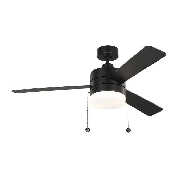 Generation Lighting 3SY52MBKD 52" Ceiling Fan, Midnight Black