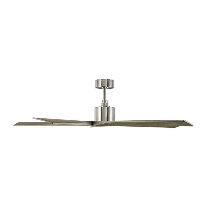 Visual Comfort Fan 5ASPR56BS 56" Ceiling Fan, Brushed Steel
