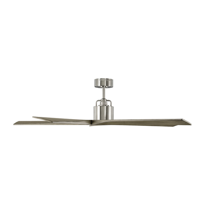 Visual Comfort Fan 5ASPR56BS 56" Ceiling Fan, Brushed Steel