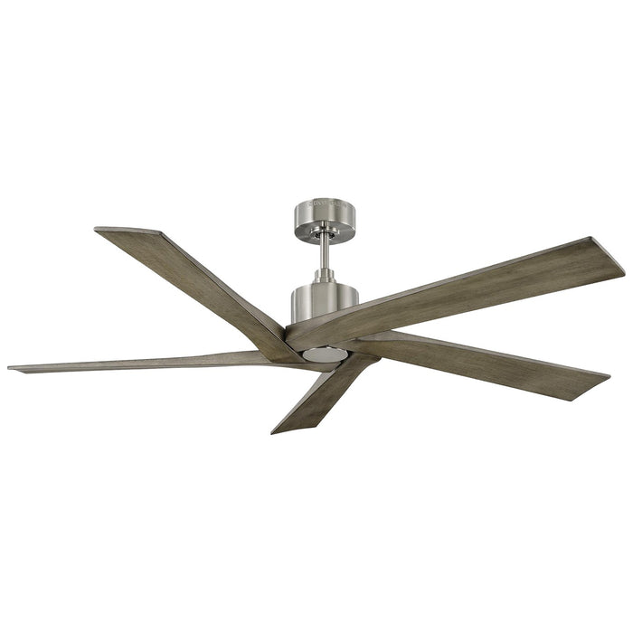 Visual Comfort Fan 5ASPR56BS 56" Ceiling Fan, Brushed Steel