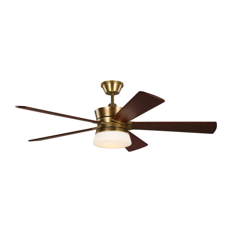 Visual Comfort Fan 5ATR56HABD 56``Ceiling Fan, Hand Rubbed Antique Brass