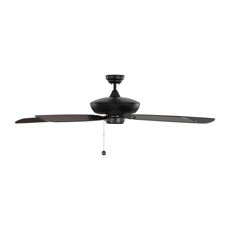 Generation Lighting 5CSM60MBK 60" Ceiling Fan, Midnight Black