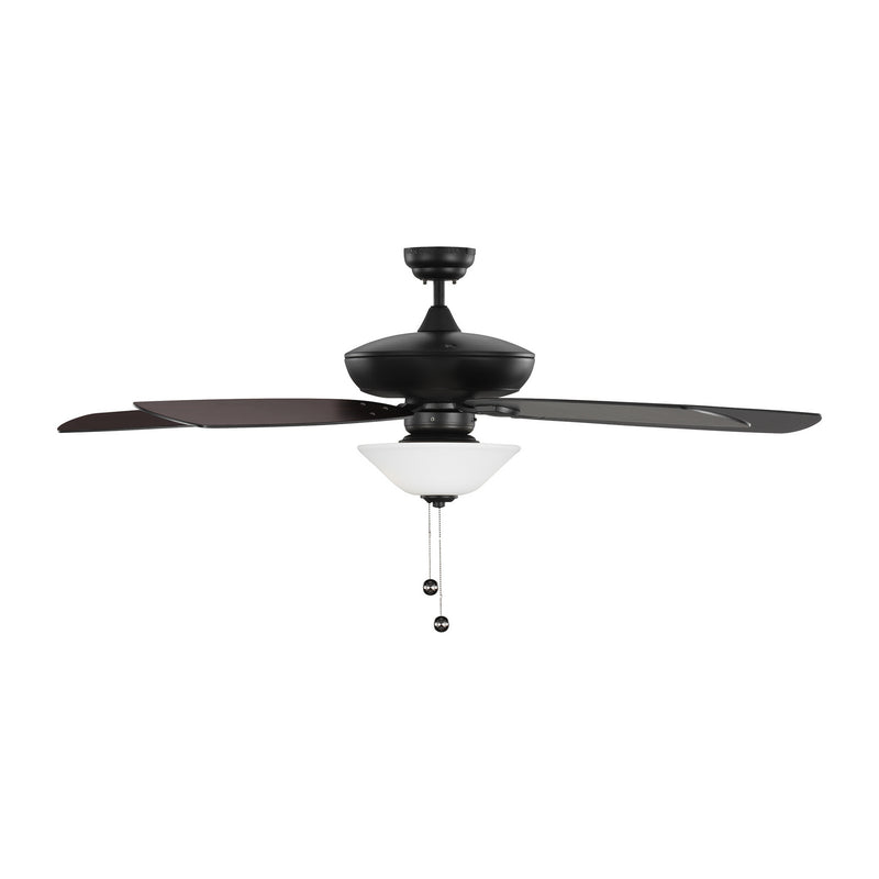 Generation Lighting 5CSM60MBKD-V1 60" Ceiling Fan, Midnight Black