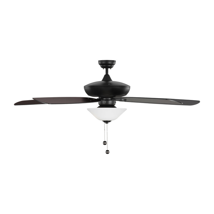 Generation Lighting 5CSM60MBKD-V1 60" Ceiling Fan, Midnight Black