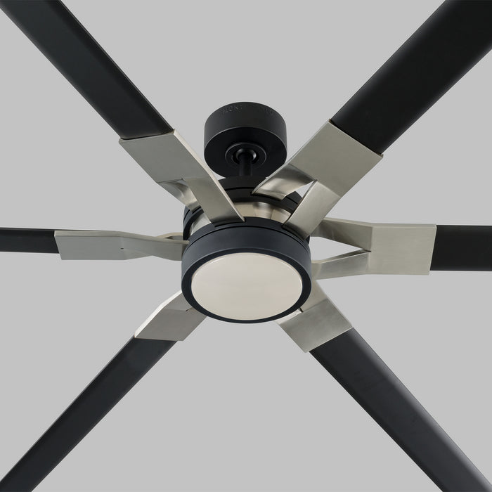Visual Comfort Fan 6LFR96MBKD 96" Ceiling Fan, Midnight Black