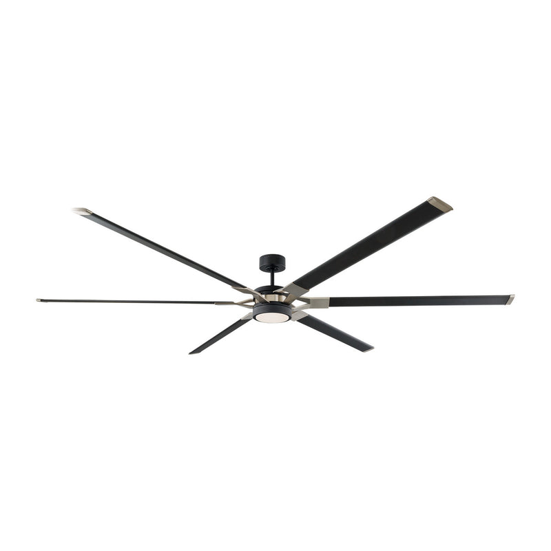 Visual Comfort Fan 6LFR96MBKD 96" Ceiling Fan, Midnight Black