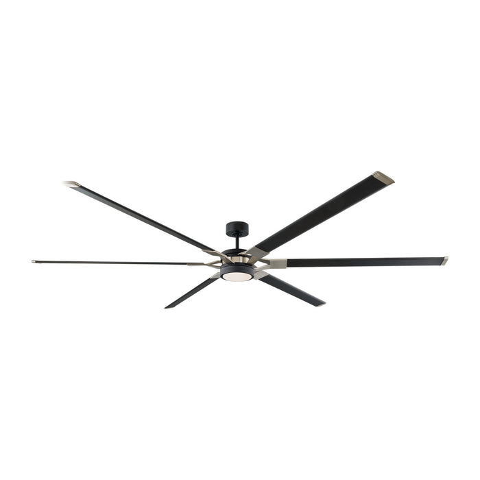 Visual Comfort Fan 6LFR96MBKD 96" Ceiling Fan, Midnight Black