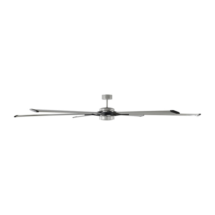 Visual Comfort Fan 6LFR96PBSD 96" Ceiling Fan, Painted Brushed Steel