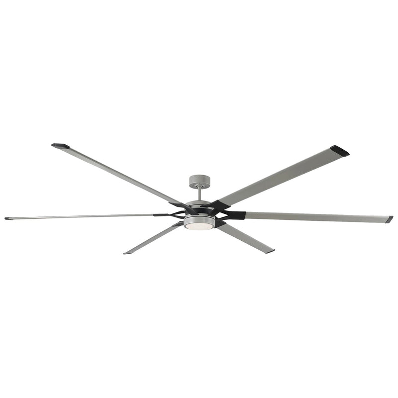 Visual Comfort Fan 6LFR96PBSD 96" Ceiling Fan, Painted Brushed Steel