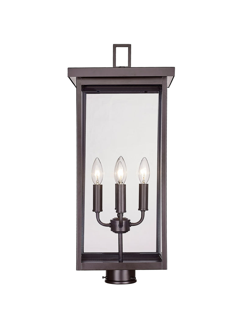 Millennium 42604-PBZ Four Light Outdoor Post Lantern, Powder Coated Bronze