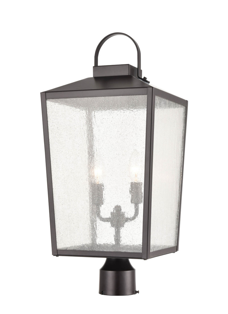 Millennium 2654-PBZ Two Light Outdoor Post Lantern, Powder Coated Bronze